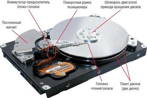 устройство и принцип работы жесткого диска 