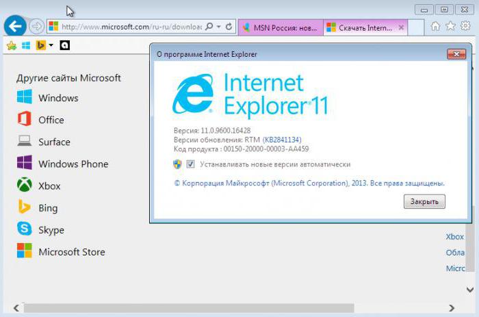 windows internet explorer