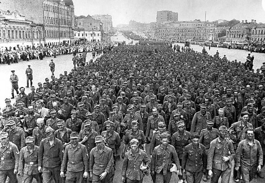 немецкие плененные солдаты