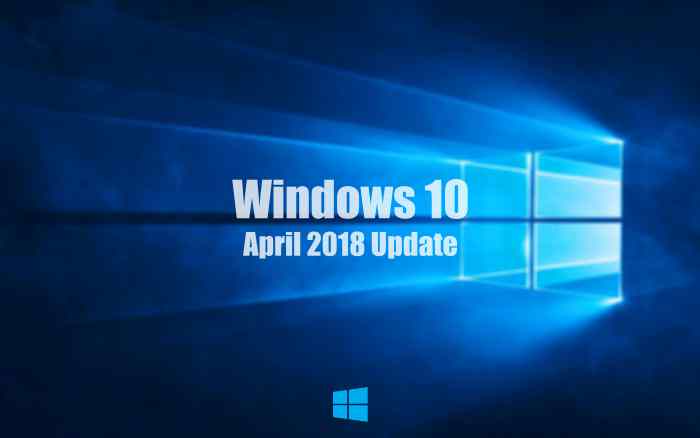 Апрельское обновление Windows 2018 года