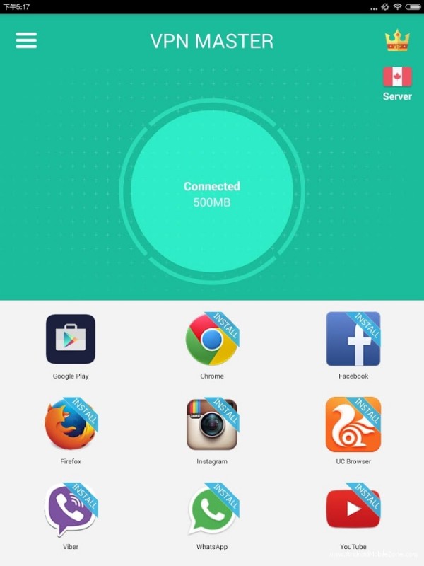 Android-приложение VPN Master