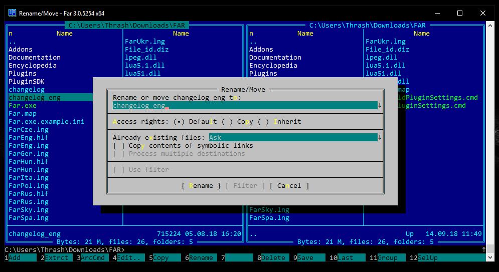 hay extension in Far Manager