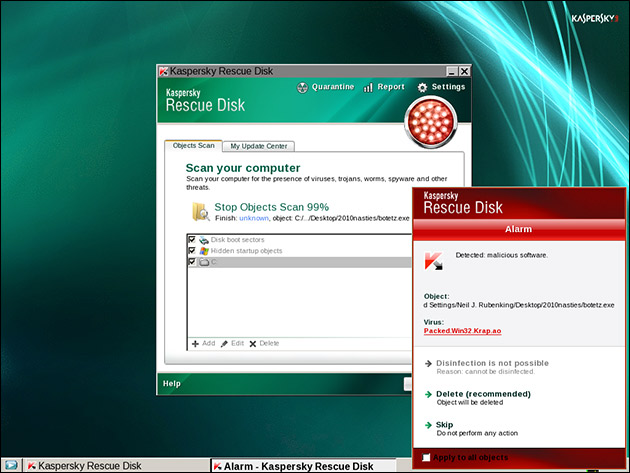 Антивирус Kaspersky Rescue Disk