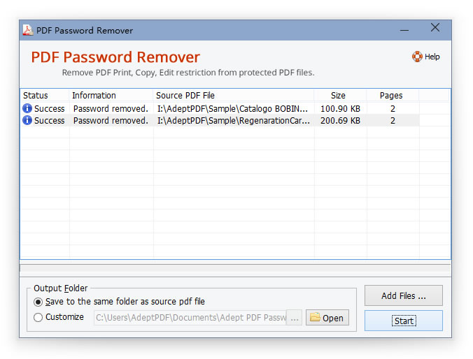 PDF Password Remover