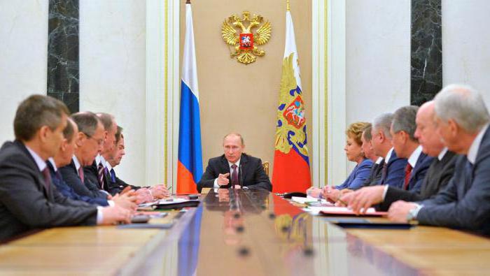 The system of federal executive bodies of Russia includes