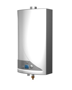 Installation of a gas boiler Navien