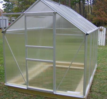 do-it-yourself greenhouse from a profile