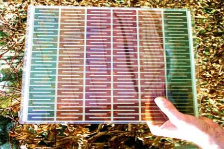 Flexible solar panels