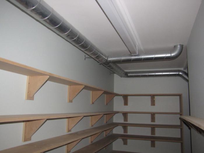 Installation of a supply ventilation system