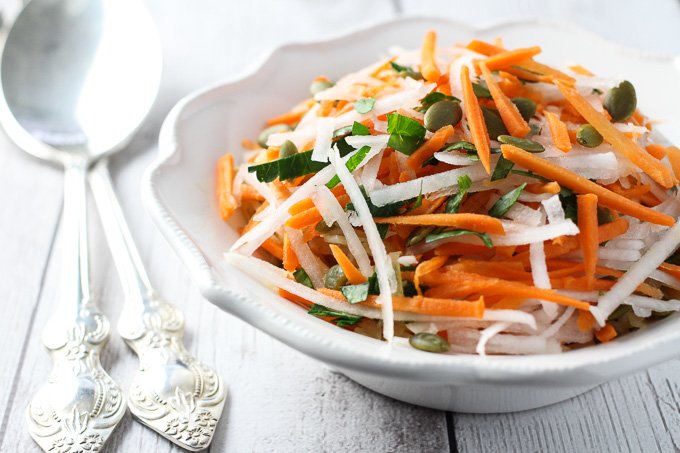 салат из репы с морковью