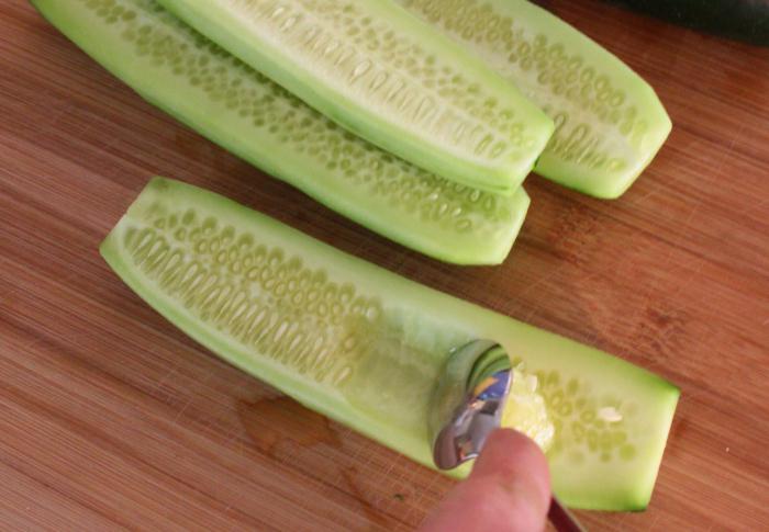 preparation of cucumber seeds for planting