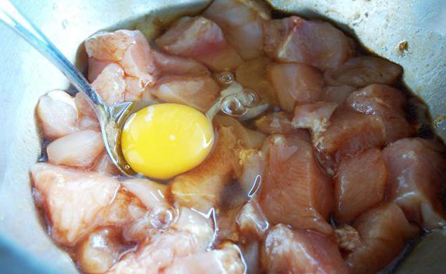 lazy chicken fillet chops with starch