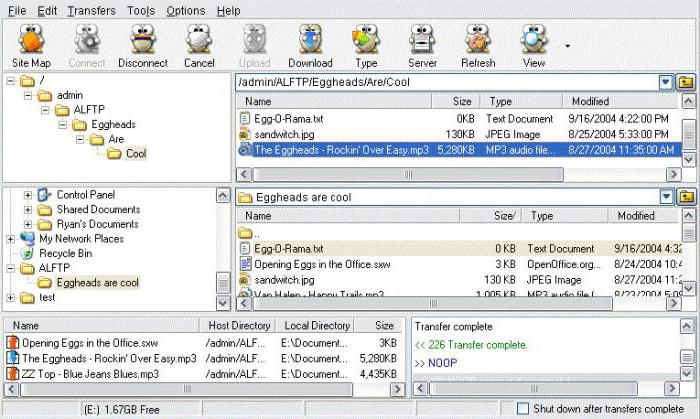 программа для работы с ftp сервером