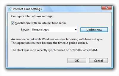 сервер точного времени синхронизация с временем пк