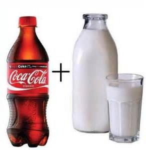 add milk to Coca Cola