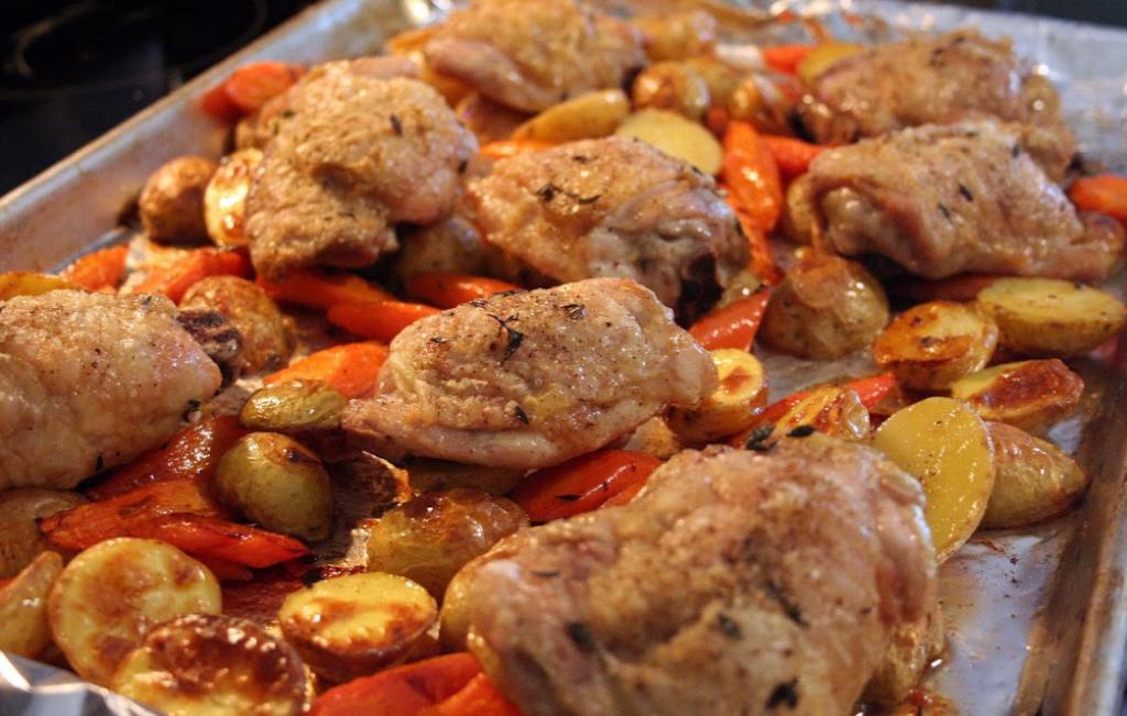 Окорок куриный на сковороде рецепт с фото пошагово в домашних условиях