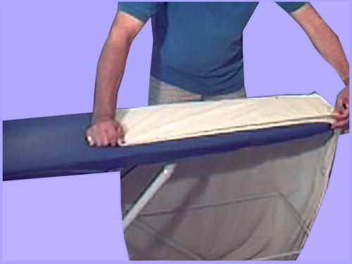 how to iron a sheet on an elastic band