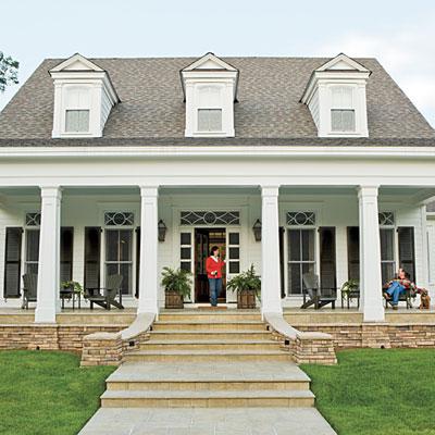 layout of a one-story house 10 10