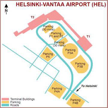 парковка в аэропорту вантаа хельсинки