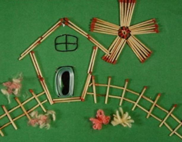 how to make a house of matches with your own hands