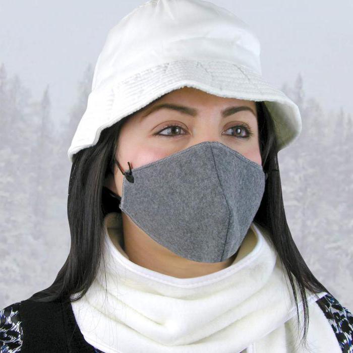 маска для бега зимой
