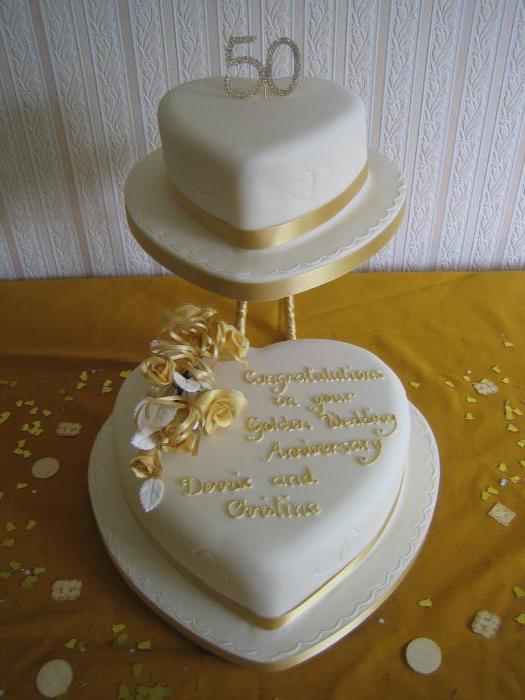 надпись на торт на золотую свадьбу 
