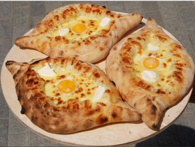 Хачапури по аджарски рецепт с фото лодочка пошаговый с яйцом в домашних условиях