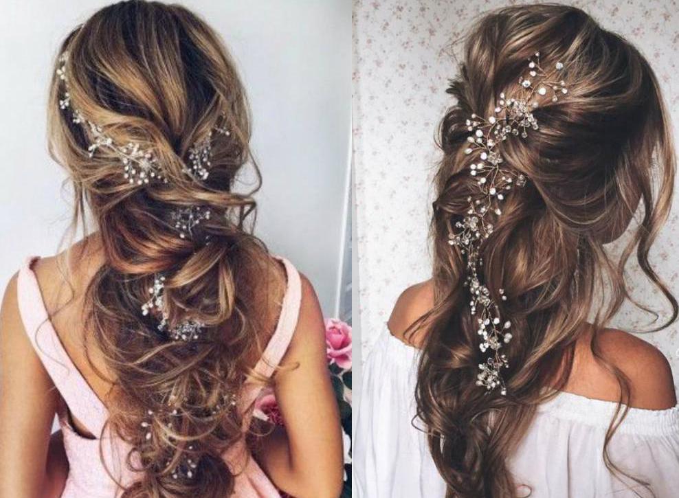 Greek braid on long hair