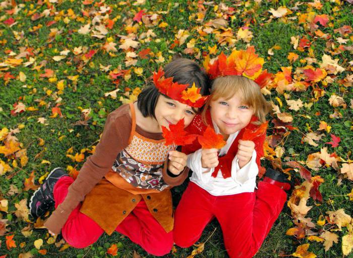 Autumn Festival in the senior group of kindergarten