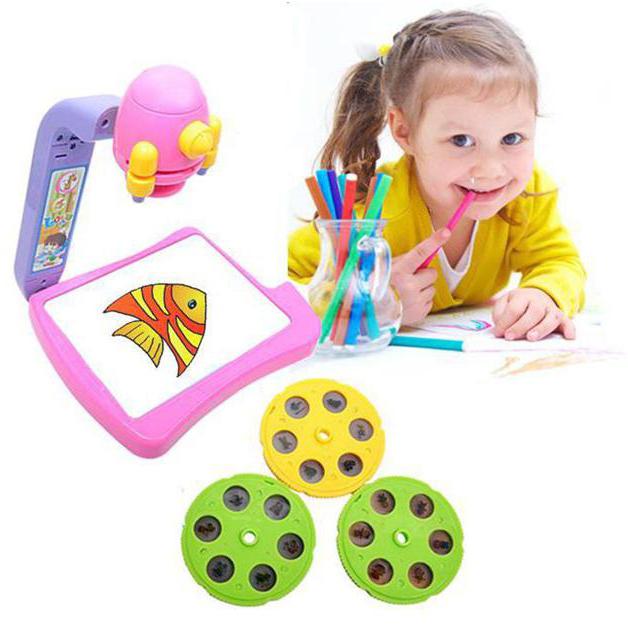 Children's projector for drawing