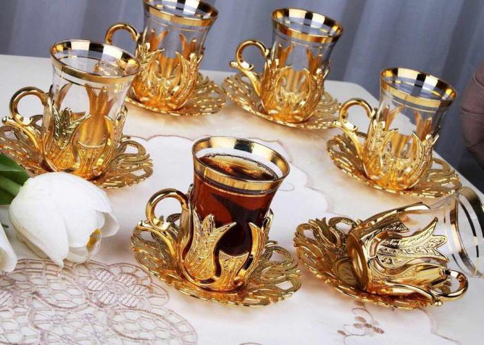 набор турецких стаканов для чая