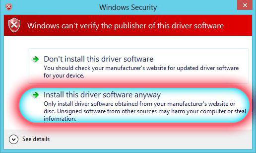 windows7 disable the need for digitally signing drivers