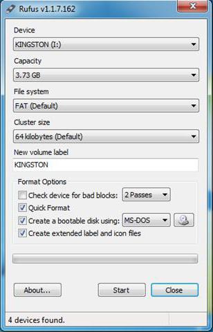 bootable flash drive dos