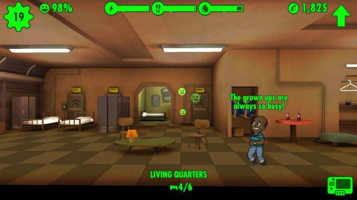 Fallout shelter секреты