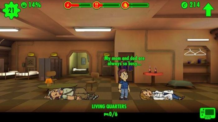 Fallout shelter как родить ребенка