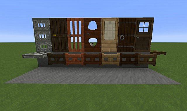 how to make a gate in minecraft