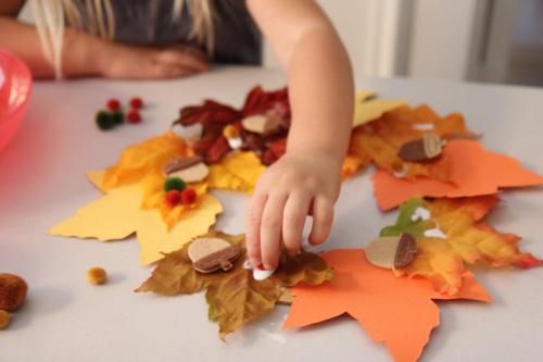 Children's crafts for kindergarten autumn simple middle group