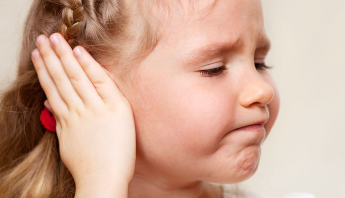 Otitis in a child