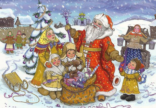 празднование рождества в россии
