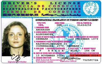 международные водительские права как выглядят