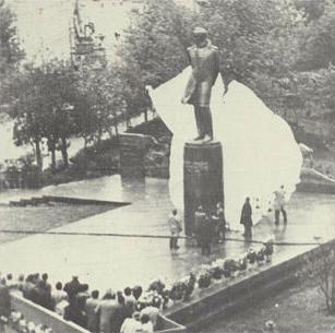 Opening of the monument to Lermontov