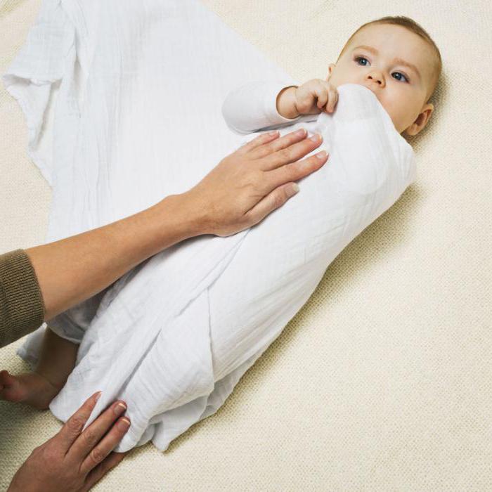 how old are swaddled children