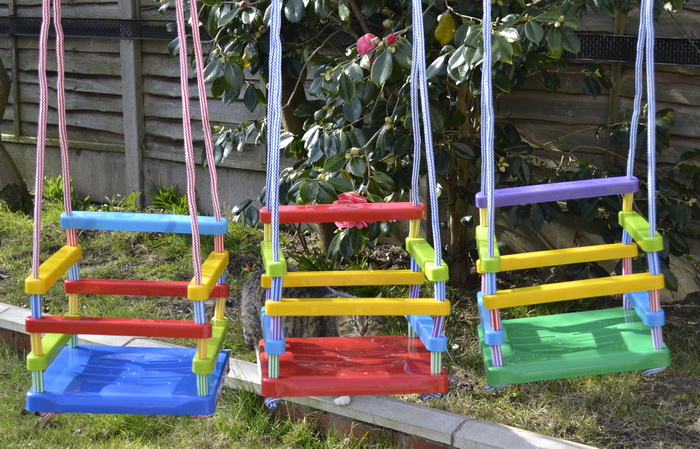 Children's plastic swing