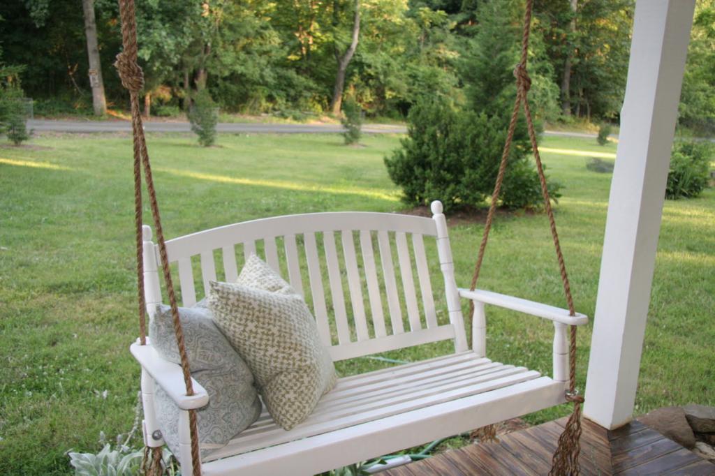 Children's swing sofa for a summer residence