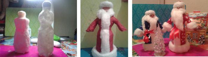 how to make santa claus and snow maiden