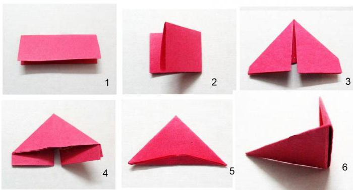 сова модульное оригами схема