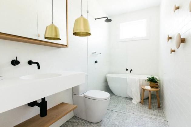 ванная комната в скандинавском стиле
