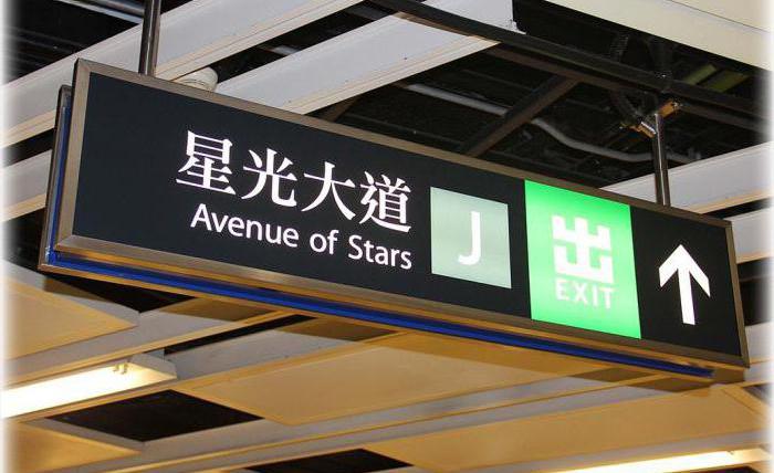 avenue of stars hong kong subway station