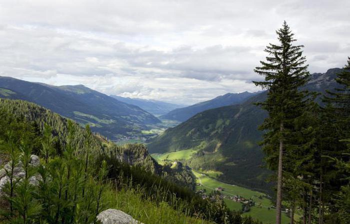 Какие горы расположены в Австрии