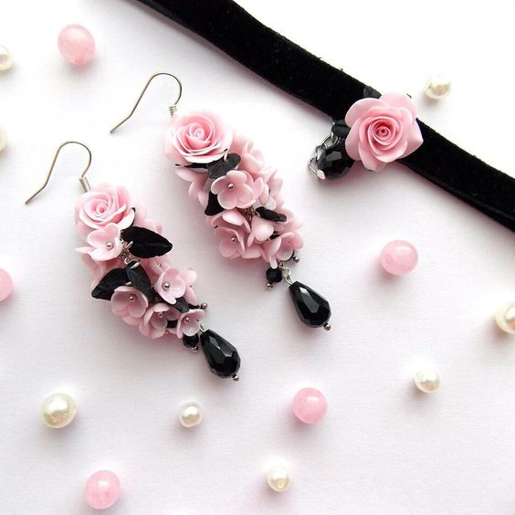 Earrings flowers